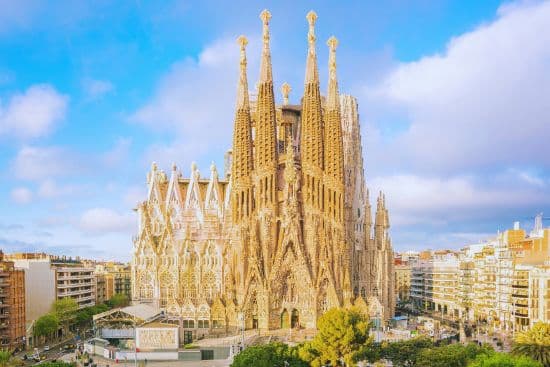 Explore the intricate interior sculptures of Sagrada Familia during your Barcelona tour.