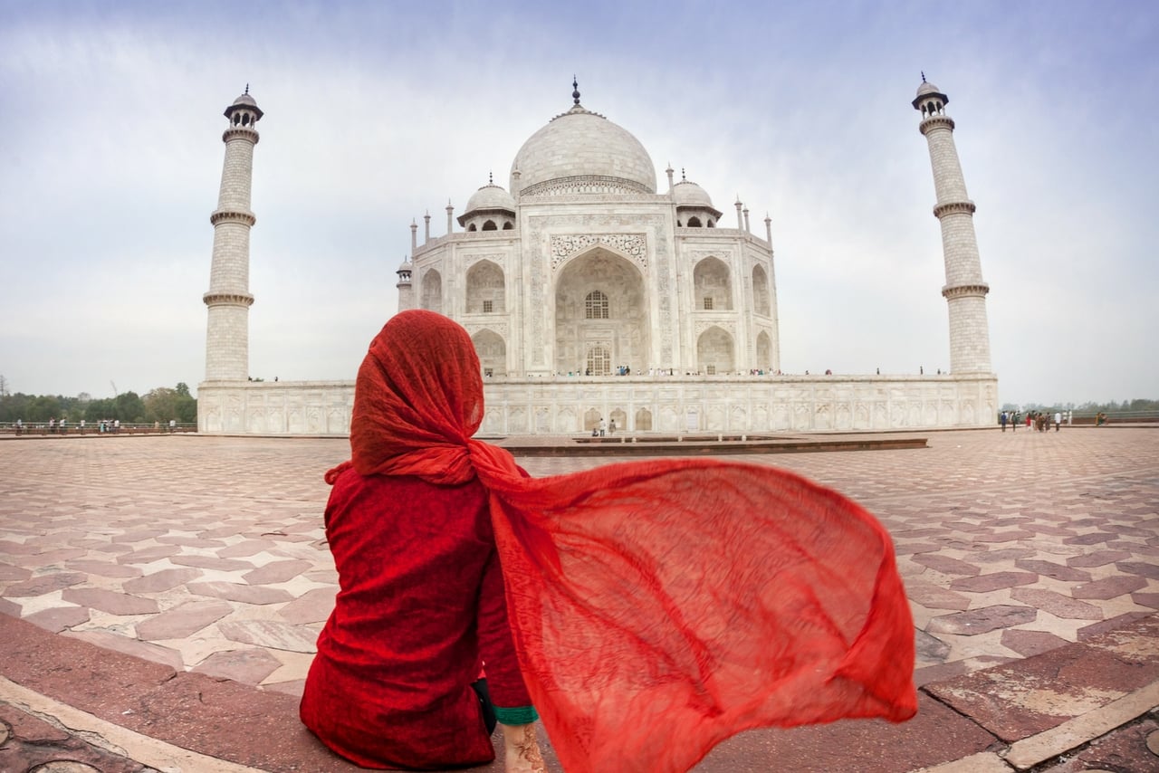 Taj Mahal tourist attraction