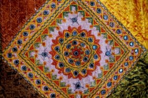 Colorful India textile