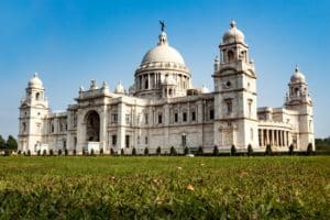 The Victoria Memorial is dedicated to the memory of Queen Victoria, now a museum and tourist attraction in Kolkata