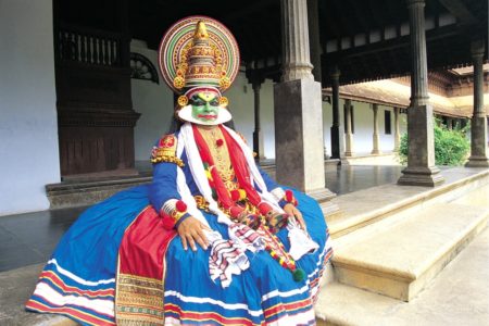 Kathakali Dance in Kerala Kathakali dancer showcases an intricate and elaborate make up procedure that you should not miss this cultural performance.