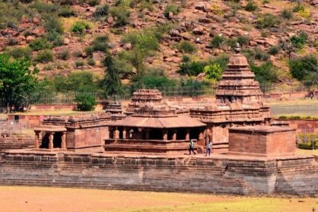 BADAMI ROCK-CUT CAVE TEMPLES Badami Rock-Cut Cave temple