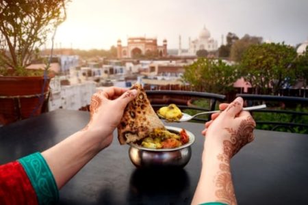 Food Tasting at Agra Food Tasting at Agra