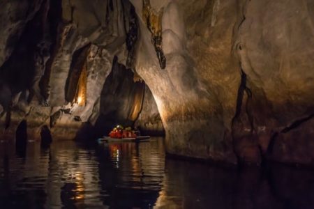 UNDERGROUND CAVES
See the natural formations of glittering stalactites and stones rising from the water