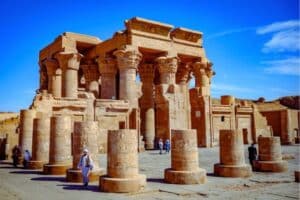 Aswan tour: Explore Kom Ombo Temple dedicated to a crocodile god and the falcon-headed god