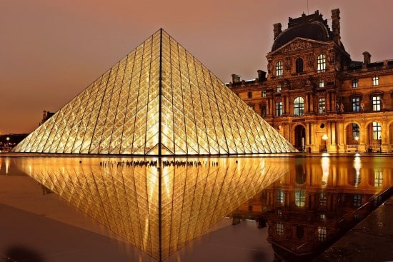 Pyramid at Louvre Museum