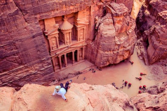 On your Petra tour, explore Petra’s iconic Treasury, the ancient rock-carved monument in the lost city
