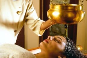 Shirodhara Ayurvedic treatment calms, relaxes and has a cleansing effect on the mind and nerves. Our tour and spa holiday packages include this unique offering