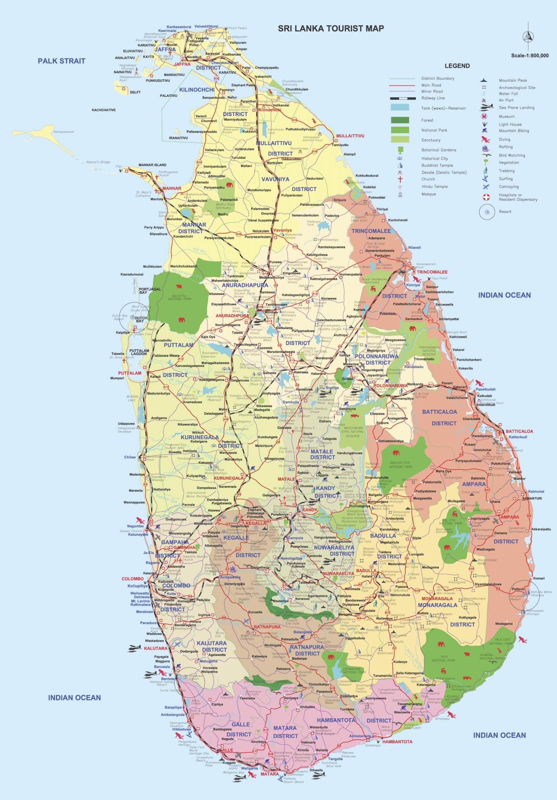 SrilankaMap TripCompanion Tours