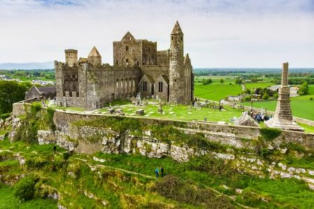 The Rock of Cashel, also known as Cashel of the Kings and St. Patrick's Rock, at Cashel, County Tipperary, Ireland THE ROCK OF CASHEL
Another old Irish legend claims the Rock of Cashel is a result of the devil taking a bite from a tall mountain called the Devil's Bit.