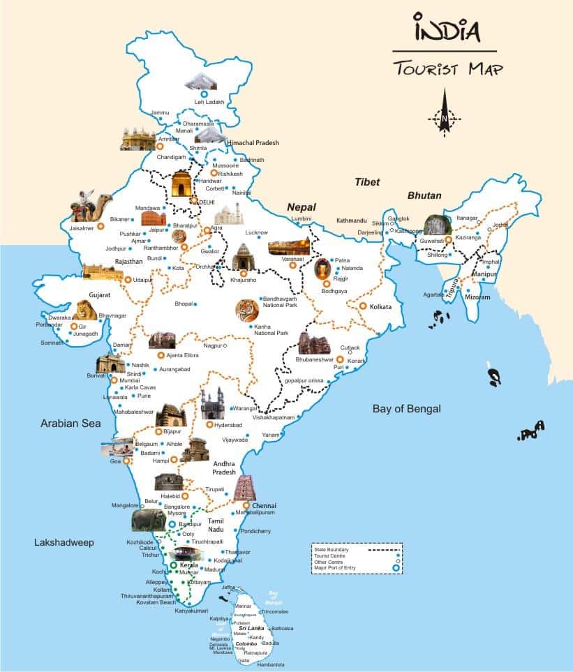 tourist guide to india