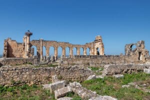 Morocco Travel Packages: Visit the ancient ruins of the Roman city of Volubilis