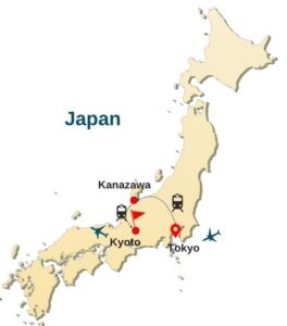 Japan 10-day map